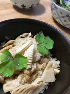 鶏肉入り たけのこご飯-レシピのメイン写真