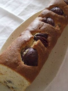 栗の渋皮煮が入ったマロンケーキ-レシピのメイン写真