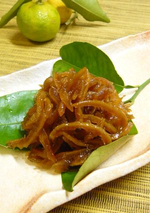 ゆずの佃煮-レシピのメイン写真
