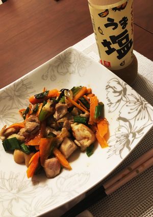 簡単☆鶏モモとネギの塩ダレドレッシング-レシピのメイン写真