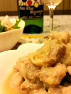 簡単♪新玉ねぎと鶏ももの白ワイン煮物♥-レシピのメイン写真