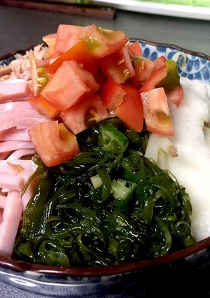 さっぱりモリモリ！ネバネバ素麺-レシピのメイン写真