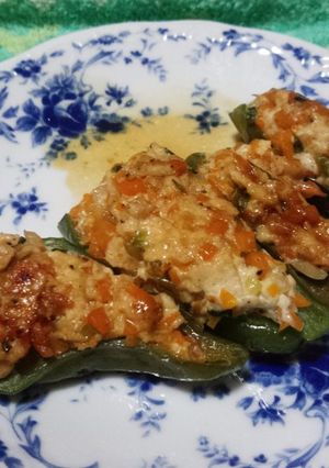ピーマンの鶏肉詰め照り焼き-レシピのメイン写真
