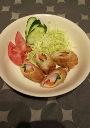 野菜の肉巻きフライ-レシピのメイン写真