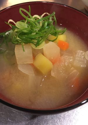 コロコロ野菜のお味噌汁-レシピのメイン写真