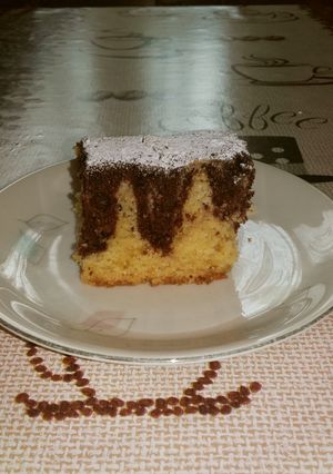 マーブルスポンジケーキ-レシピのメイン写真