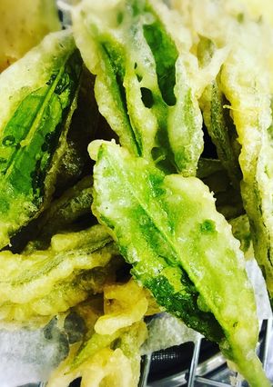 新茶葉の天ぷら-レシピのメイン写真