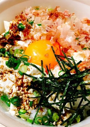 夏バテ予防！冷やっこ風のっけ丼！-レシピのメイン写真
