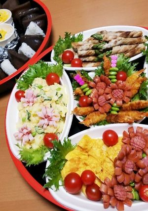 運動会お弁当　2017　弁当おかず　学校-レシピのメイン写真