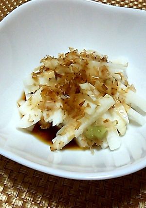 【龍愛】長芋のわさ（梅）ポン和え-レシピのメイン写真