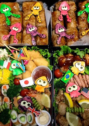 2017運動会 キャラ弁 スプラトゥーン-レシピのメイン写真