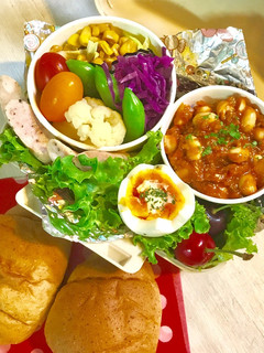 チリビーンズ弁当♪-レシピのメイン写真