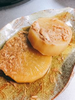 つなと大根の煮物-レシピのメイン写真