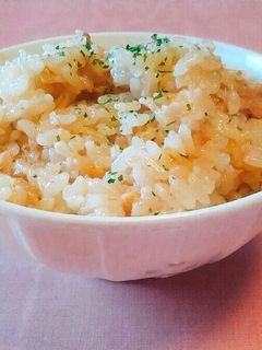 ツナ缶なめ茸の炊き込みご飯-レシピのメイン写真