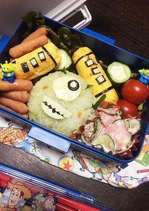 モンスターズインク マイクのキャラ弁-レシピのメイン写真