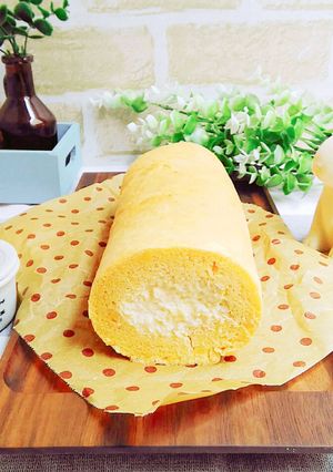 糖質制限*大豆粉で作る低糖質ロールケーキ-レシピのメイン写真