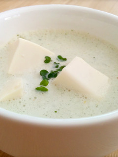 しその香りたっぷりの豆乳スープ-レシピのメイン写真