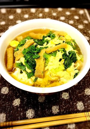 赤いきつねデラックス☆かきたまうどん-レシピのメイン写真