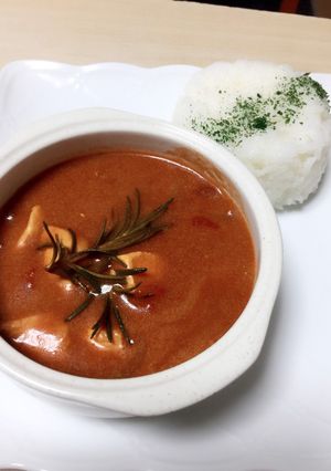 パパッと簡単！トマトチキンカレー-レシピのメイン写真