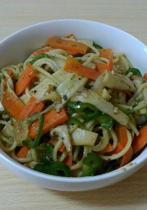 ガーリック醤油パスタ-レシピのメイン写真