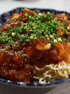 冷やし豚キムジュレまぜごま味ラーメン-レシピのメイン写真