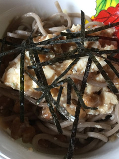マーボー納豆蕎麦-レシピのメイン写真