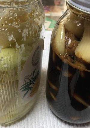 らっきょうのバルサミコ酢醤油漬け-レシピのメイン写真