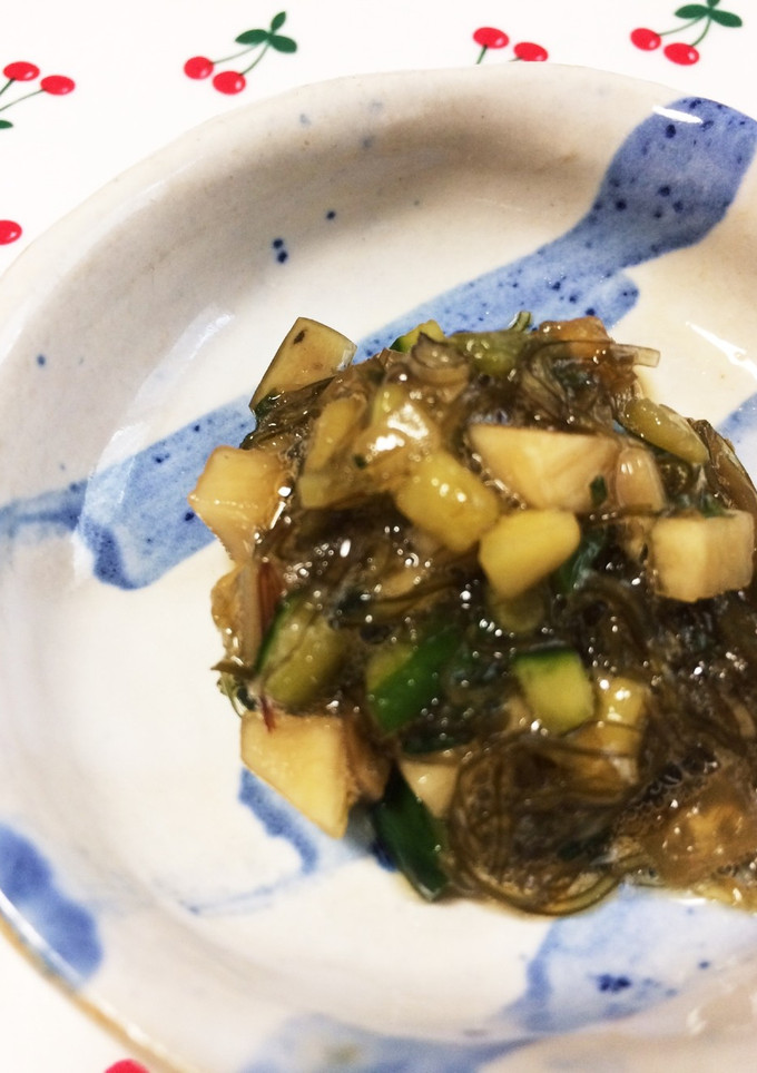オクラ・みょうが・がごめ昆布で旨出汁-レシピのメイン写真