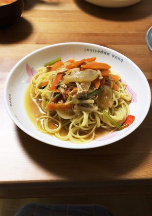 フライパンひとつで簡単和風パスタ-レシピのメイン写真