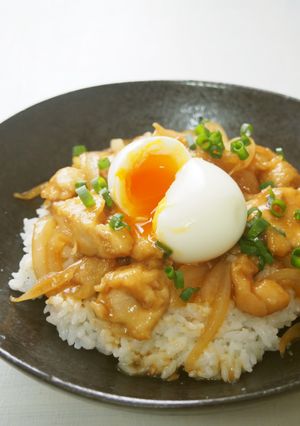 とろーり卵で大満足♪むね肉で照り焼き丼！-レシピのメイン写真