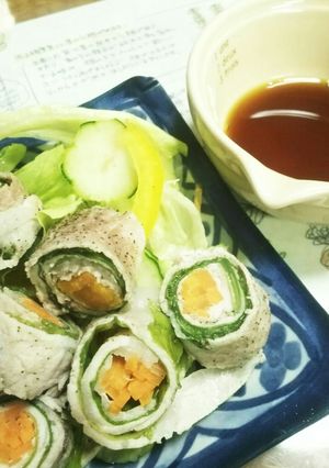 節約レシピ豚薄切り肉でレタス巻-レシピのメイン写真