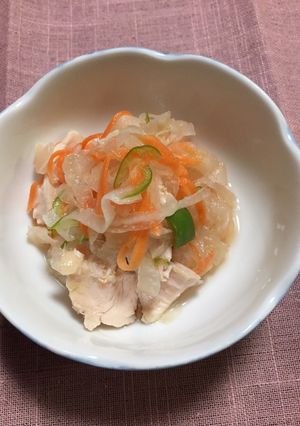 鶏胸肉の南蛮漬け☆合せ酢ver.-レシピのメイン写真