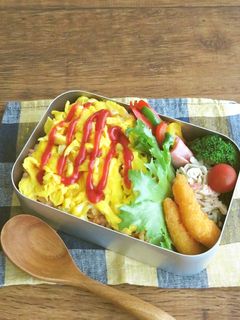 お弁当のごはんに“オムライス風”-レシピのメイン写真