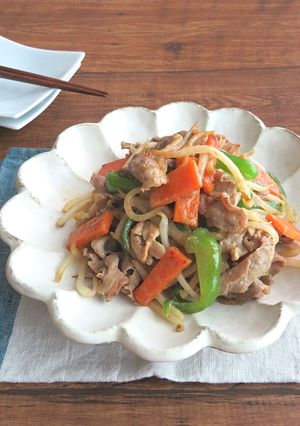 ごはんが進む☆肉野菜の味噌オイスター炒め-レシピのメイン写真