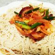 夏バテ予防!キムチマヨのスタミナ素麺