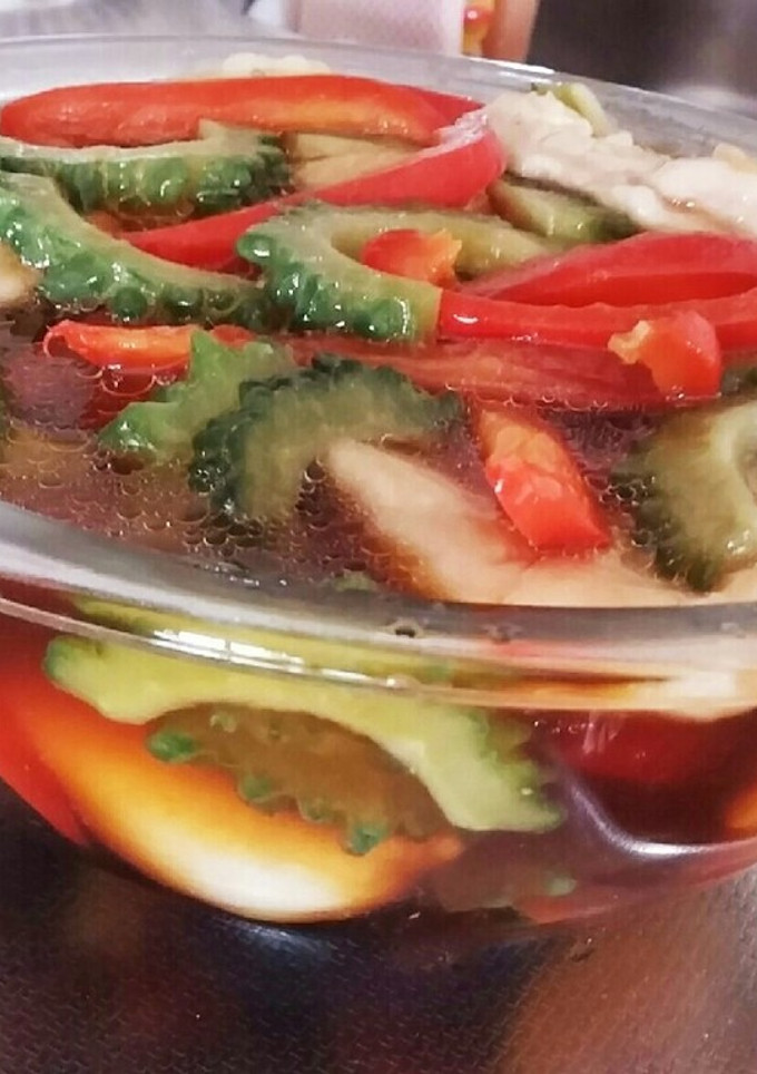夏野菜とむね肉のさっぱり煮びたし-レシピのメイン写真
