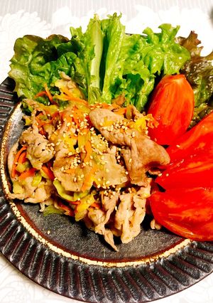 酢味噌和えアレンジ♡スタミナ豚肉炒め♪-レシピのメイン写真