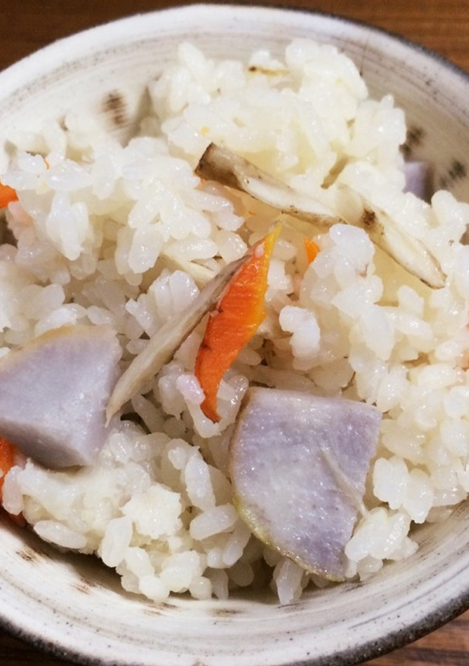 母直伝☆ゴボウと里芋の炊き込みご飯♪♪-レシピのメイン写真