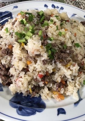 モンゴル♡牛肉いっぱいプロフご飯-レシピのメイン写真