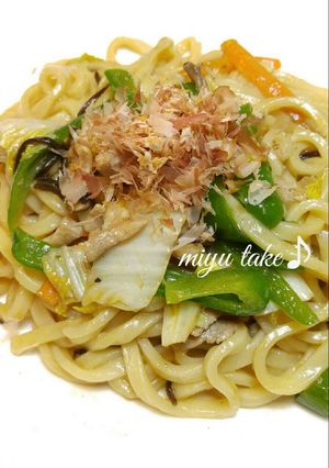 和風〜焼きうどん♪-レシピのメイン写真