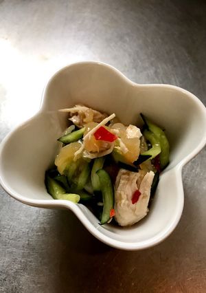 簡単！胡瓜と中華くらげの和え物-レシピのメイン写真