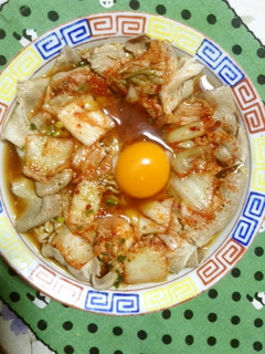 豚しゃぶキムチ冷やし味噌ラーメン-レシピのメイン写真