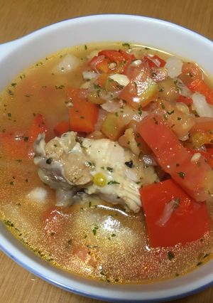 メキシカンチキンスープ-レシピのメイン写真