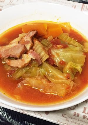 簡単・ヘルシー・具沢山な野菜スープ-レシピのメイン写真