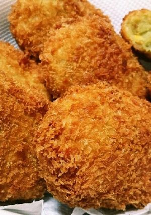 サツマイモとコーンのコロッケ♡-レシピのメイン写真