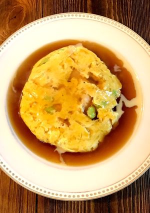 お豆腐でボリューム満点♡えび玉あんかけ-レシピのメイン写真