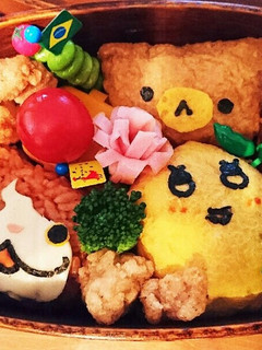 キャラ集合弁当-レシピのメイン写真