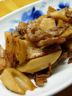 ササッと!れんこんと豚肉の炒め煮-レシピのメイン写真