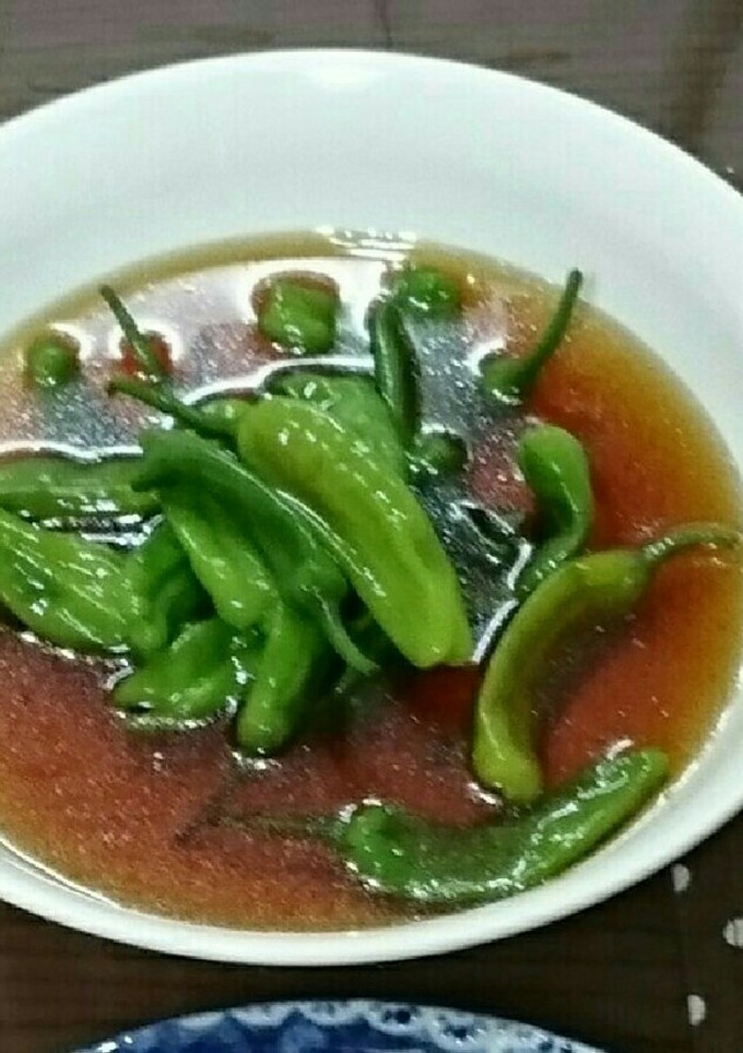 ししとう煮浸し-レシピのメイン写真