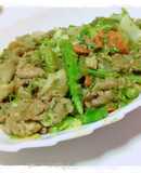 カレー風味★豚肉野菜の彩りとろみ炒め